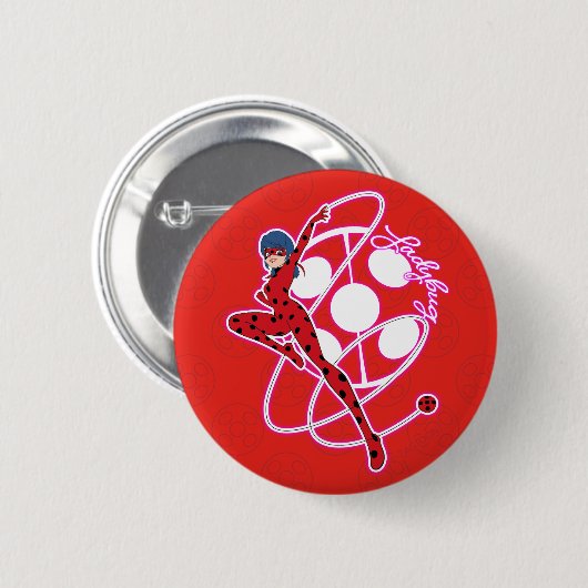 Miraculous Ladybug Badge Ronde Button 5,7 Cm (Voorkant /achterkant)
