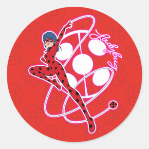 Miraculous Ladybug Badge Ronde Sticker