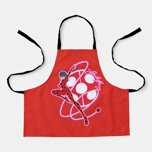 Miraculous Ladybug Badge Schort (Voorkant)