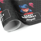 Miraculous Ladybug Birthday Cadeaupapier (Rol Hoek)