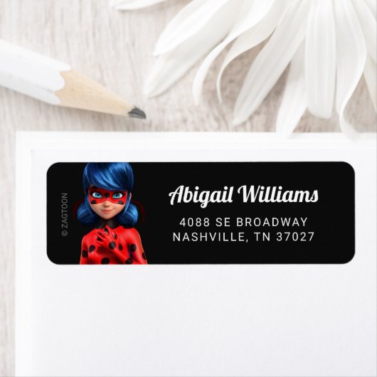 Miraculous Ladybug Birthday Etiket (Insitu)