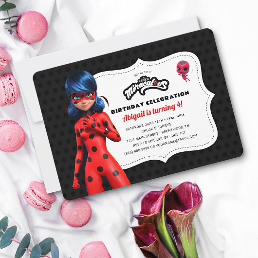 Miraculous Ladybug Birthday Kaart