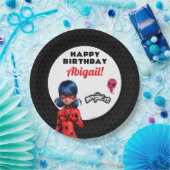 Miraculous Ladybug Birthday Papieren Bordje (Feest)