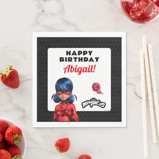 Miraculous Ladybug Birthday Servet (Insitu)