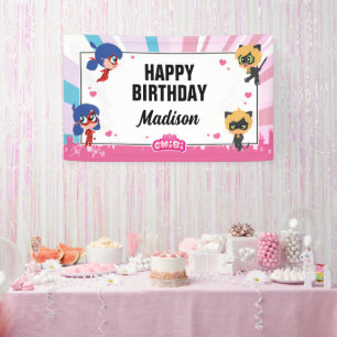 Miraculous Ladybug Birthday Spandoek