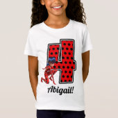 Miraculous Ladybug & Cat Noir 4th Birthday T-shirt (Voorkant)