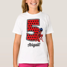 Miraculous Ladybug & Cat Noir 5th Birthday T-shirt