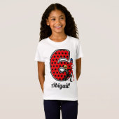 Miraculous Ladybug & Cat Noir 6th Birthday T-shirt (Voorkant volledig)
