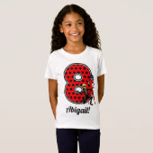 Miraculous Ladybug & Cat Noir 8th Birthday T-shirt (Voorkant volledig)
