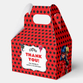 Miraculous Ladybug & Cat Noir Birthday Bedankdoosjes (Achterkant)