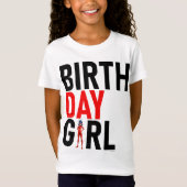 Miraculous Ladybug & Cat Noir Birthday Girl T-shirt (Voorkant)