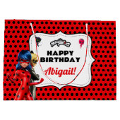 Miraculous Ladybug & Cat Noir Birthday Groot Cadeauzakje (Achterkant)