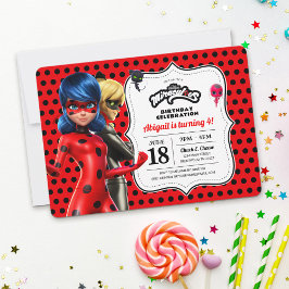 Miraculous Ladybug & Cat Noir Birthday Kaart