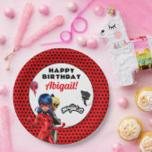 Miraculous Ladybug & Cat Noir Birthday Papieren Bordje (Feest)
