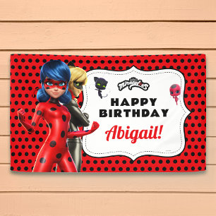 Miraculous Ladybug & Cat Noir Birthday Spandoek