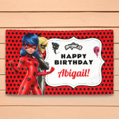 Miraculous Ladybug & Cat Noir Birthday Spandoek