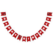 Miraculous Ladybug & Cat Noir Birthday Vlaggetjes (Alle)