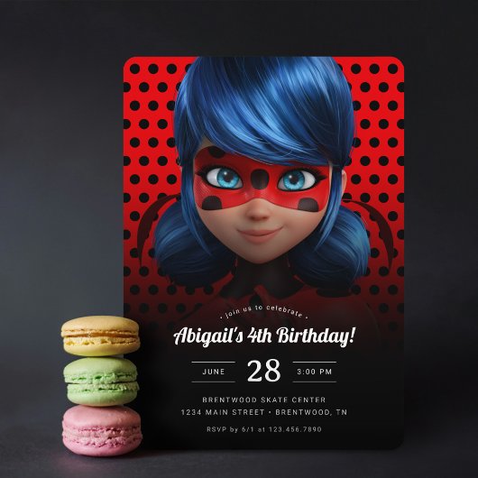 Miraculous Ladybug Meisje Verjaardag Kaart