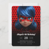 Miraculous Ladybug Meisje Verjaardag Kaart (Voorkant)