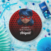 Miraculous Ladybug Meisje Verjaardag Papieren Bordje (Feest)