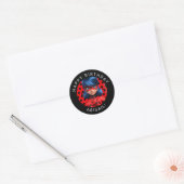 Miraculous Ladybug Meisje Verjaardag Ronde Sticker (Envelop)