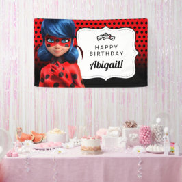 Miraculous Ladybug Meisje Verjaardag Spandoek