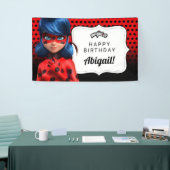 Miraculous Ladybug Meisje Verjaardag Spandoek (Beurs)