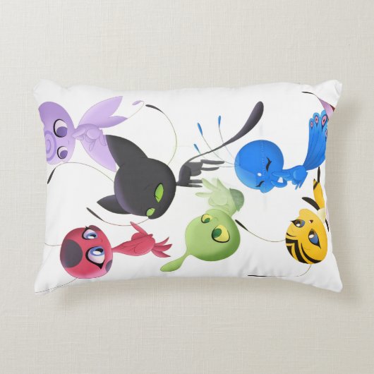 Miraculous ladybug pillow for kids accent kussen (Voorkant)