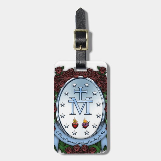 Miraculous Medal 2 Bagagelabel (Voorkant verticaal)