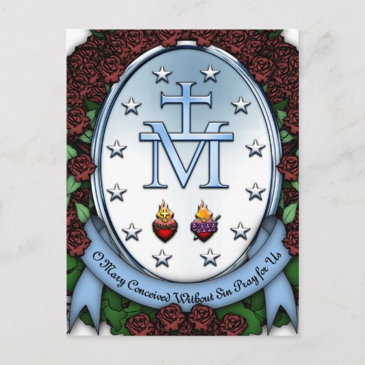 Miraculous Medal 2 Briefkaart (Voorkant)