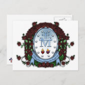 Miraculous Medal 2 Briefkaart (Voorkant / Achterkant)