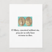 Miraculous Medal Briefkaart (Voorkant)