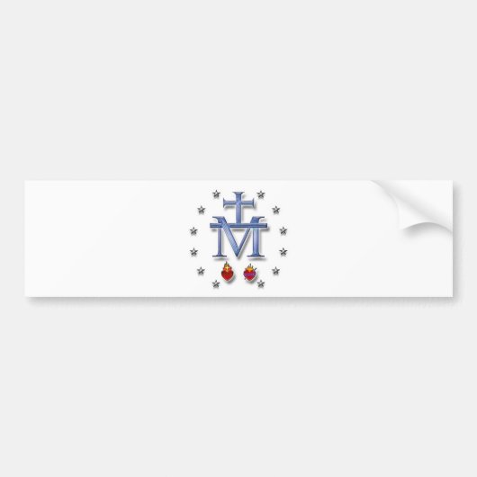 Miraculous Medal Bumpersticker (Voorkant)