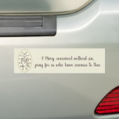 Miraculous Medal Bumpersticker (Op auto)