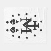 Miraculous Medal Fleece Deken (Voorkant (Horizontaal))