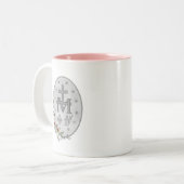 Miraculous Medal Floral Mok (Voorkant links)