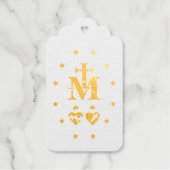 Miraculous Medal Folie Gift Labels (Voorkant)