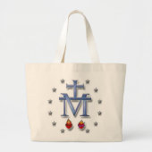 Miraculous Medal Grote Tote Bag (Voorkant)