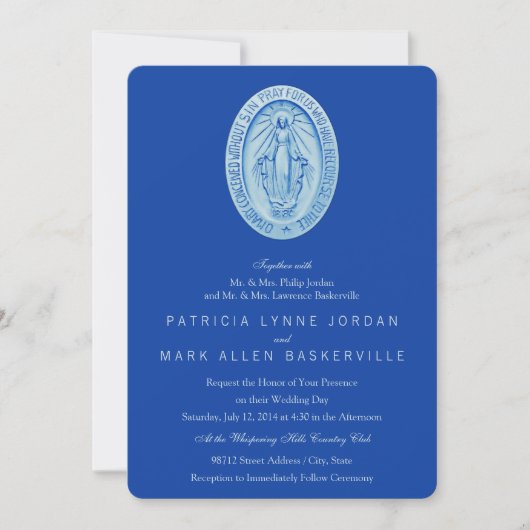 Miraculous Medal Kaart (Voorkant)