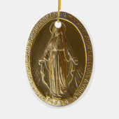Miraculous Medal Keramisch Ornament (Voorkant)