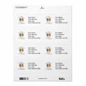 Miraculous Medal Labels (Full Sheet)