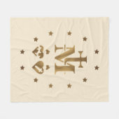 Miraculous Medal, Medal of Our Lady of Grace Fleece Deken (Voorkant (Horizontaal))