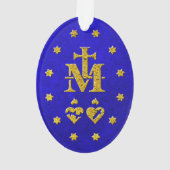 Miraculous Medal Ornament (achterkant)