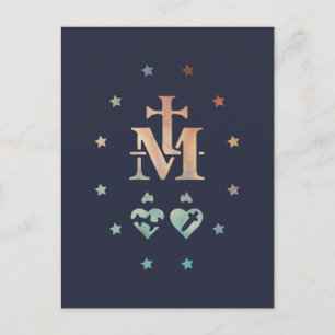 Miraculous Medal Our Lady of Grace Briefkaart