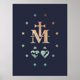 Miraculous Medal Our Lady of Grace Poster