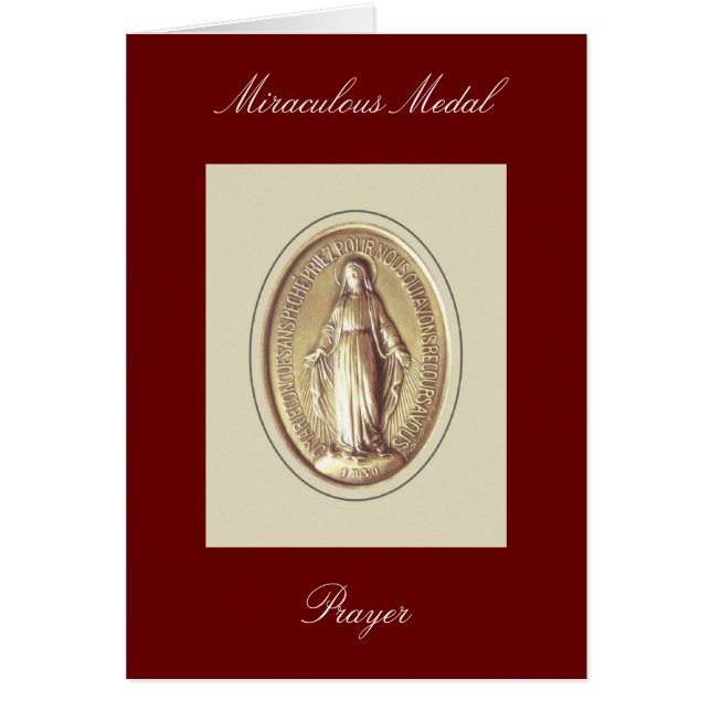 Miraculous Medal Prayer (Voorkant)