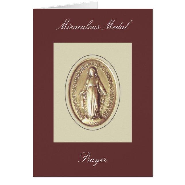 Miraculous Medal Prayer (Voorkant)