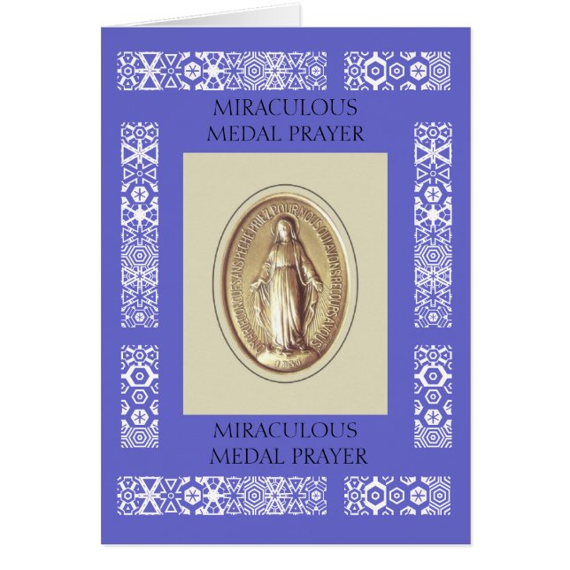 Miraculous Medal Prayer (Voorkant)