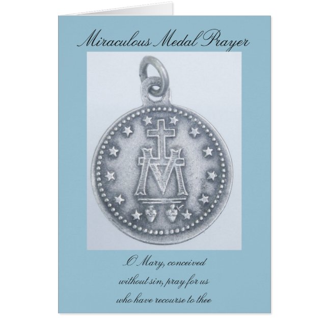 Miraculous Medal Prayer (Voorkant)