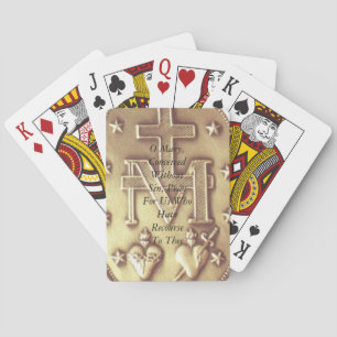 Miraculous Medal Prayer Speelkaarten